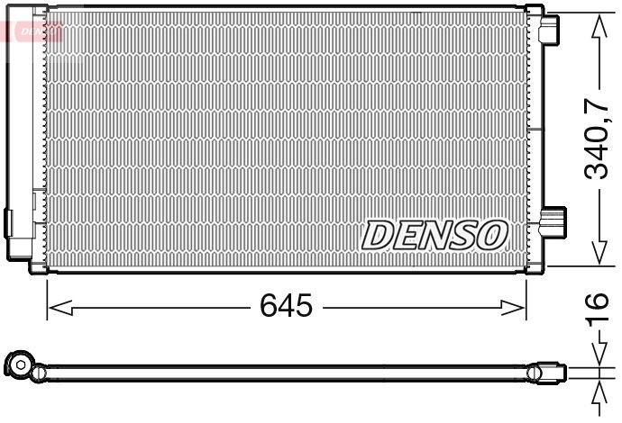 DCN06020 Denso Chłodnica klimatyzacji