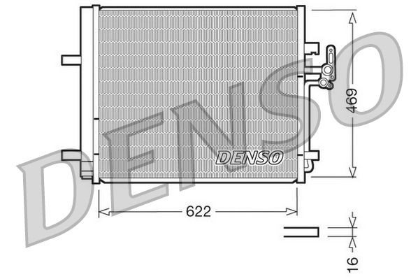 Chłodnica klimatyzacji Denso DCN10016 cena, od 94,63 USD