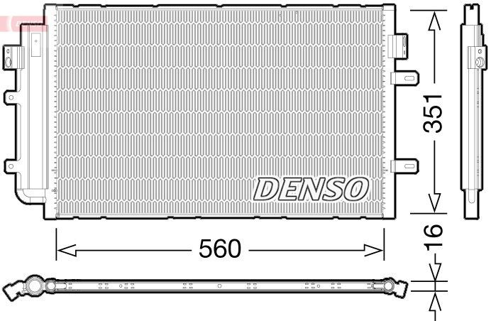 DCN12005 Denso Chłodnica klimatyzacji