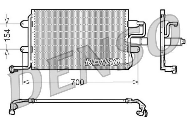 DCN32017 Denso Chłodnica klimatyzacji