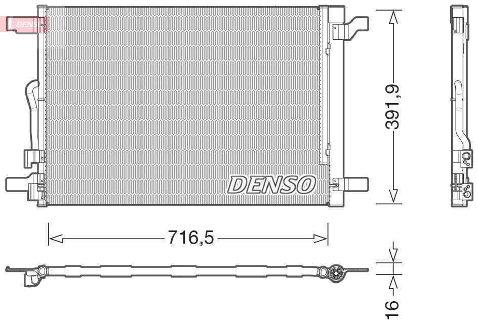 DCN32024 Denso Chłodnica klimatyzacji