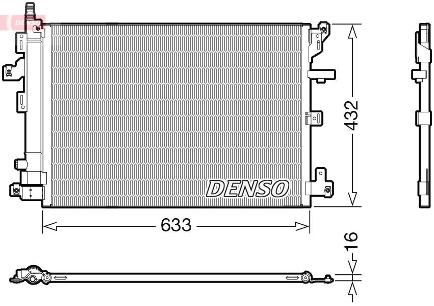 DCN33012 Denso Chłodnica klimatyzacji