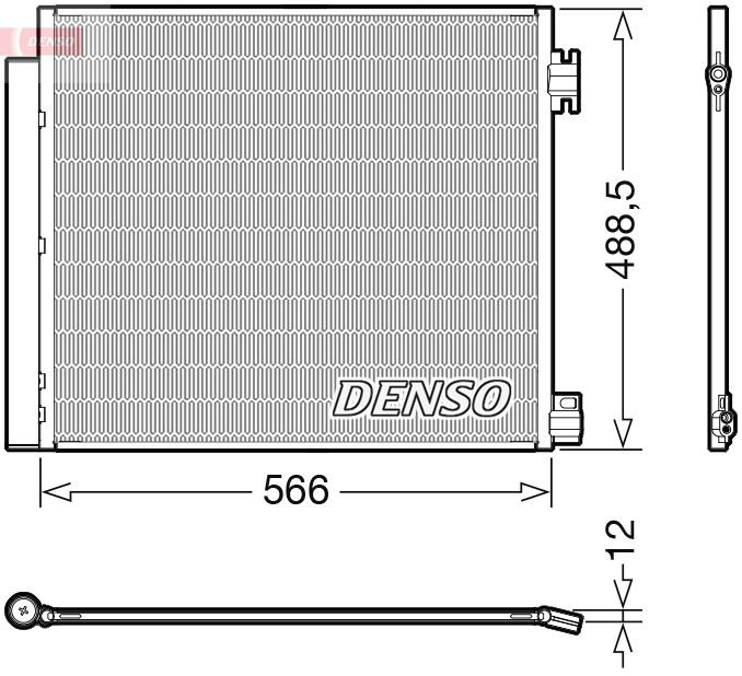 DCN46026 Denso Chłodnica klimatyzacji