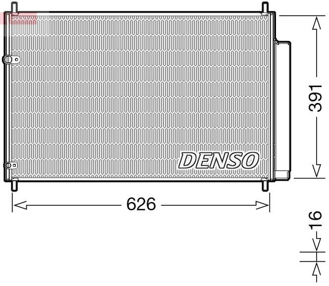 DCN50041 Denso Chłodnica klimatyzacji