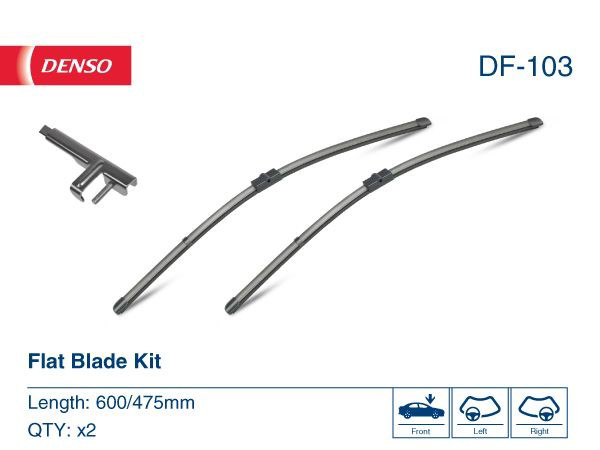 DF103 Denso Pióro wycieraczki szyby przedniej, zestaw (2 szt.)