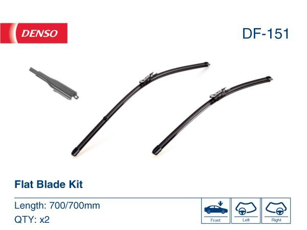 DF151 Denso Pióro wycieraczki szyby przedniej, zestaw (2 szt.)