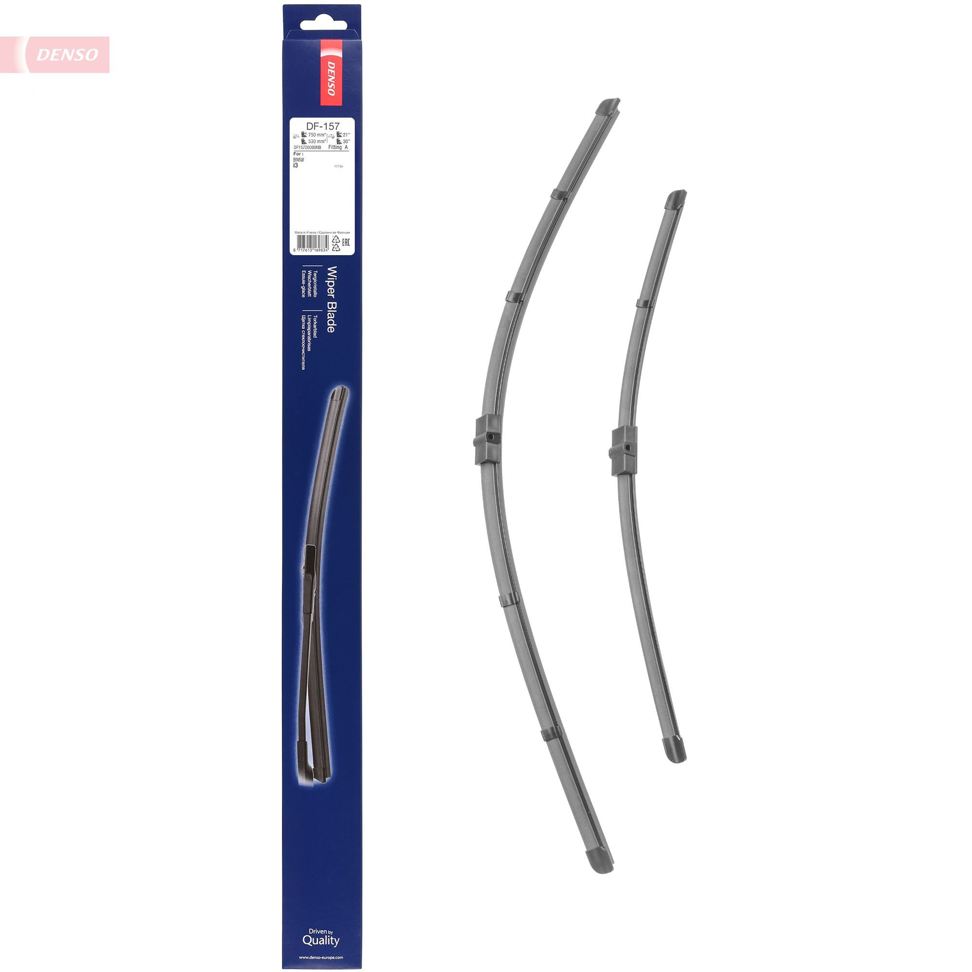 Pióro wycieraczki szyby przedniej, zestaw (2 szt.) Denso DF157 cena, od 58,42 USD