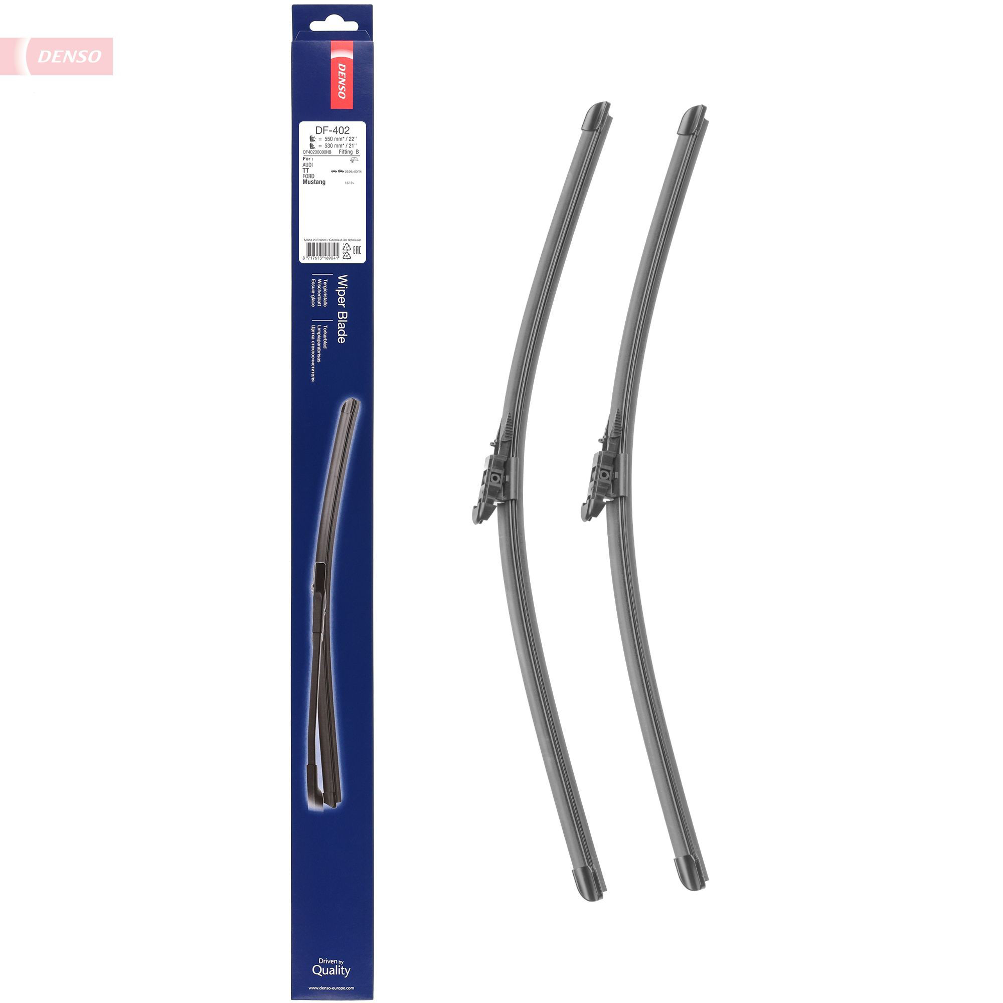 Pióro wycieraczki szyby przedniej, zestaw (2 szt.) Denso DF402 cena, od 45,67 USD