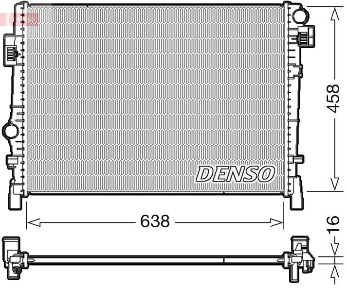 DRM09054 Denso Chłodnica silnika