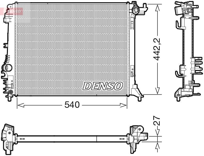 DRM23114 Denso Chłodnica silnika