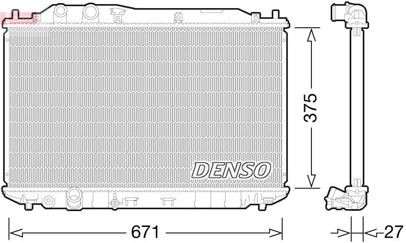 DRM40029 Denso Chłodnica silnika