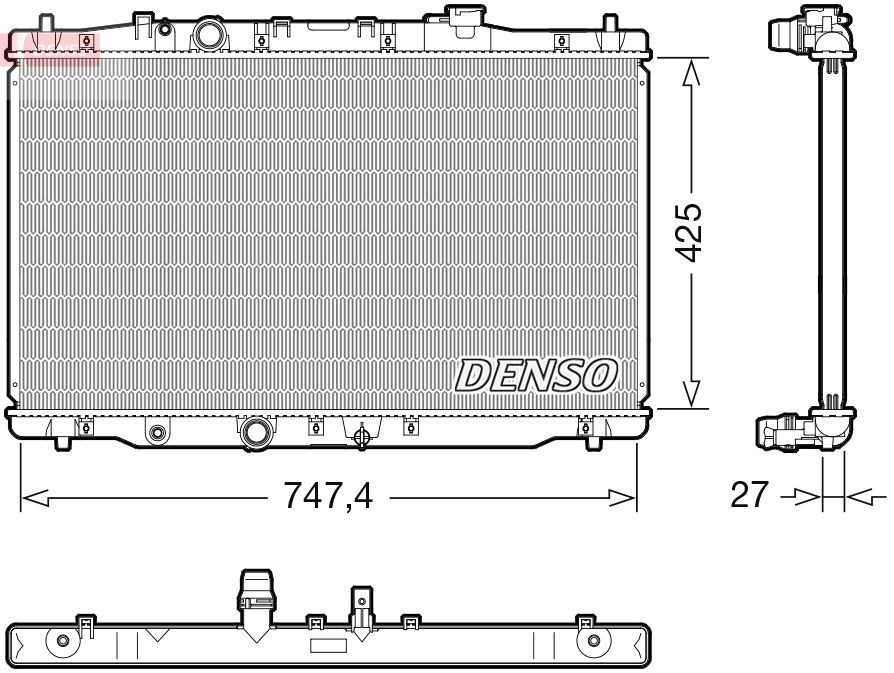 DRM40054 Denso Chłodnica silnika
