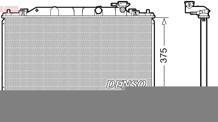DRM44044 Denso Chłodnica silnika