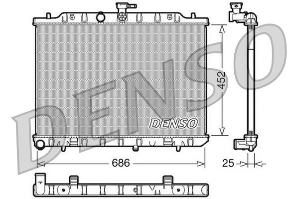 DRM46007 Denso Chłodnica silnika