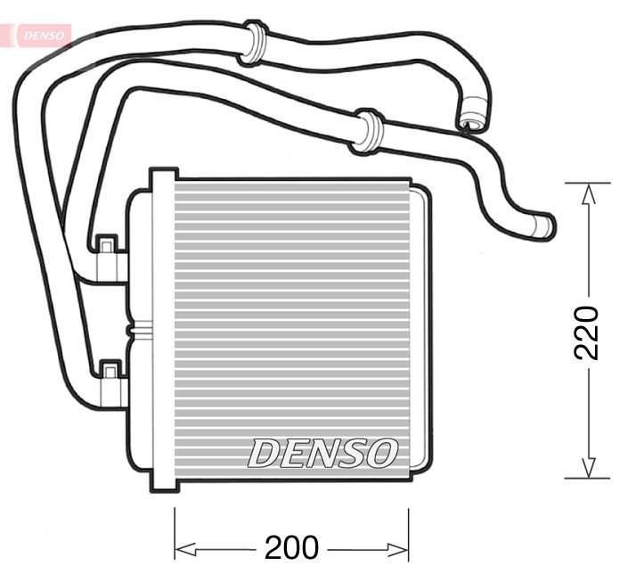 DRR12003 Denso Chłodnica nagrzewnicy (ogrzewacza)