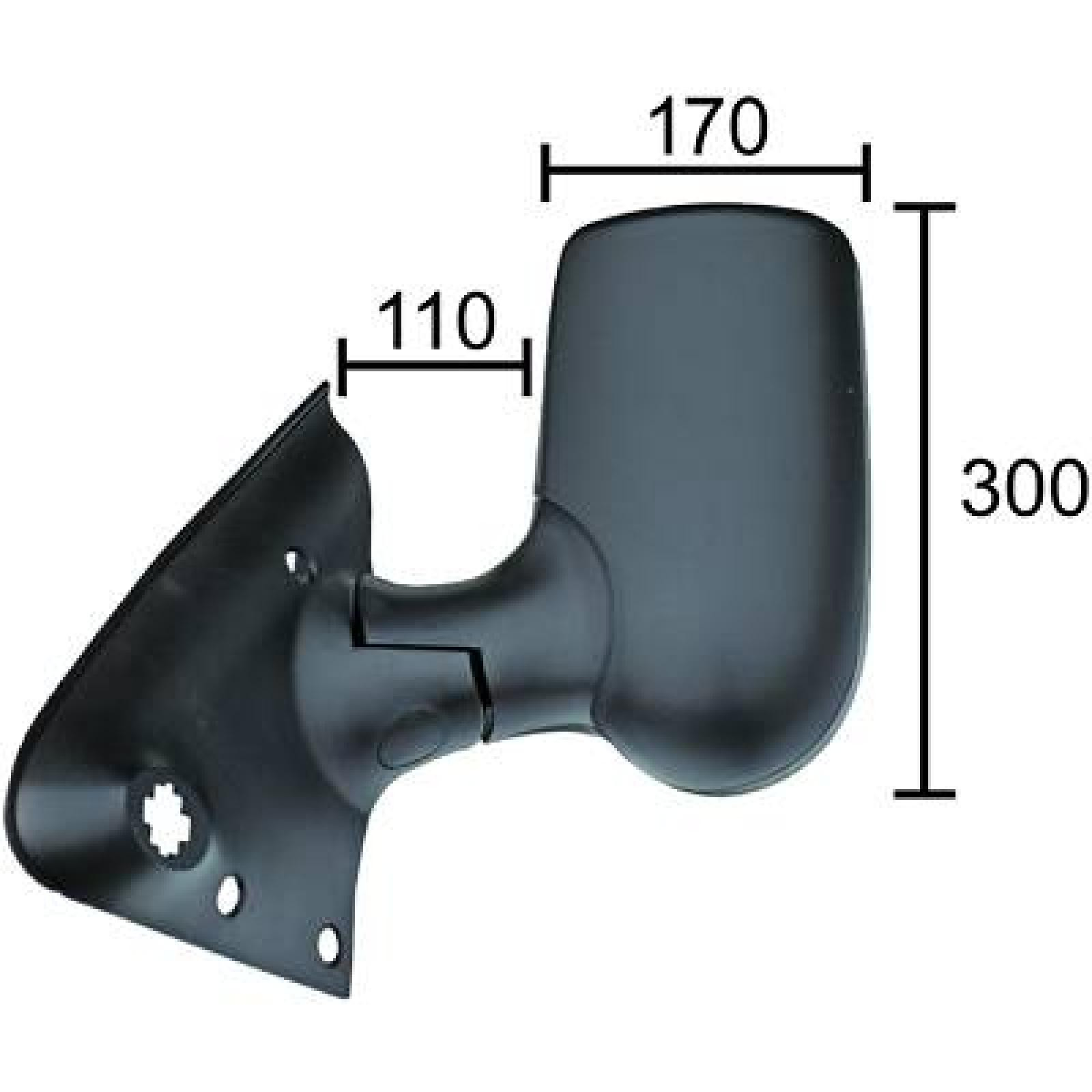Lusterko wsteczne lewe Ford Transit VI platforma pokładowa (V347/8) (2006 - 2014) cena, od 86,95 USD