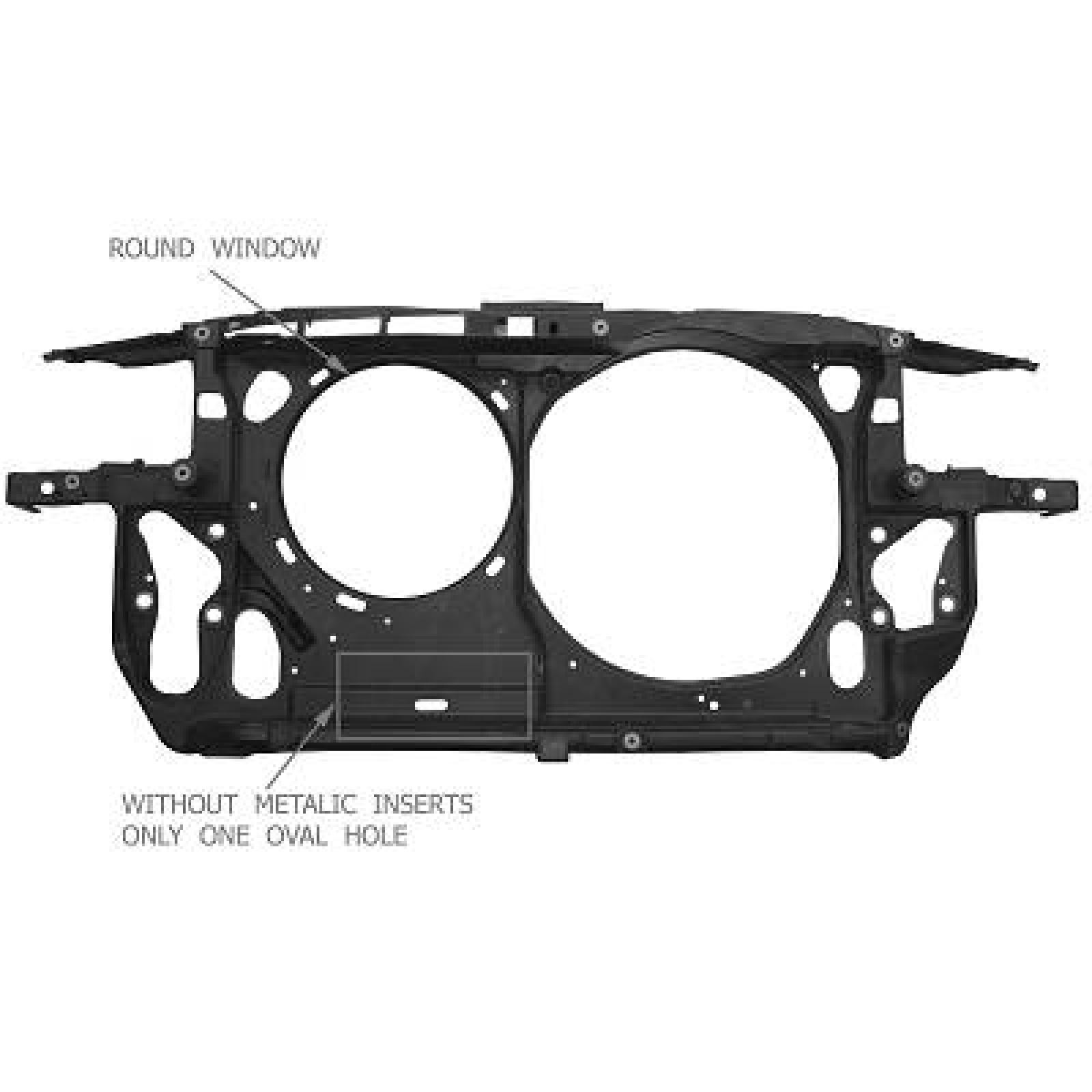 Osłona chłodnicy kompletna (panel mocowania reflektorów) do Skoda SuperB I 3U4