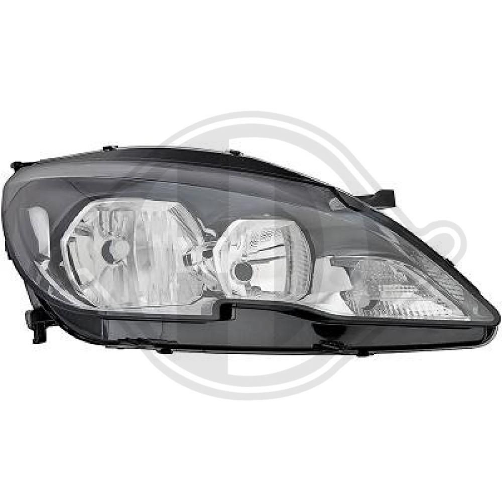 Reflektor prawy Peugeot 308 II hatchback (LB, LP, LW, LH, L3) (2013 - 2021) cena, od 358,00 USD