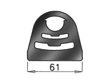 Poduszka mocowania tłumika do Volkswagen Crafter 30-50 2E, 2EA, 2EB, 2ED, 2EH, 2EX