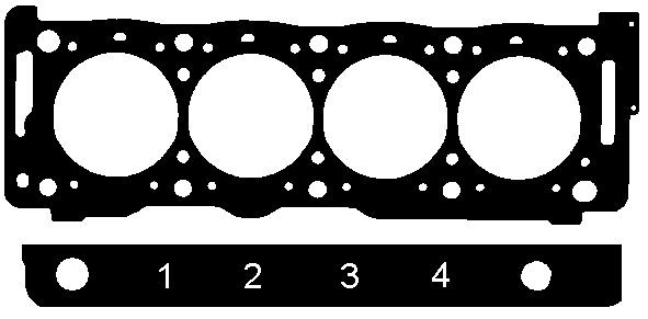 Do koszyka 9620480980 Fiat/Alfa/Lancia Uszczelka głowicy cylindrów