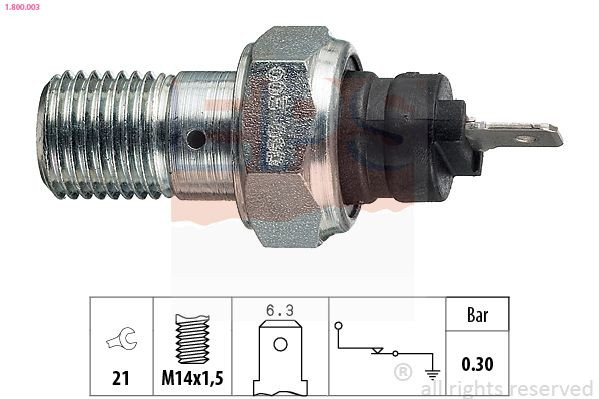 Czujnik ciśnienia oleju Fiat/Alfa/Lancia 4444650 cena, od 5,70 USD