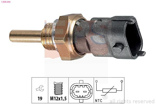 Do koszyka 55203964 Chrysler Czujnik temperatury płynu chłodzącego