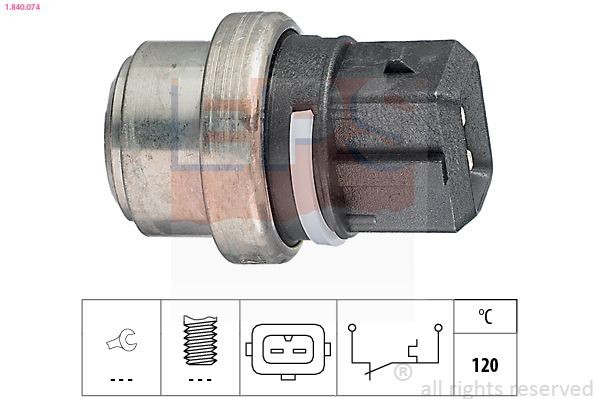 Czujnik temperatury płynu chłodzącego (włączenia wentylatora chłodnicy) do Volkswagen Passat B2 32B