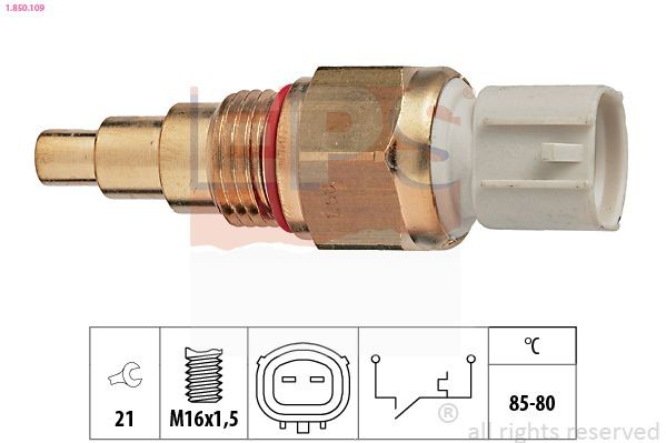 Czujnik temperatury płynu chłodzącego (włączenia wentylatora chłodnicy) Mitsubishi Lancer VI sedana (CJ, CP) (1995 - 2003) cena, od 15,08 USD