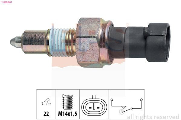 Czujnik włączania światła cofania do Fiat Doblo I 223