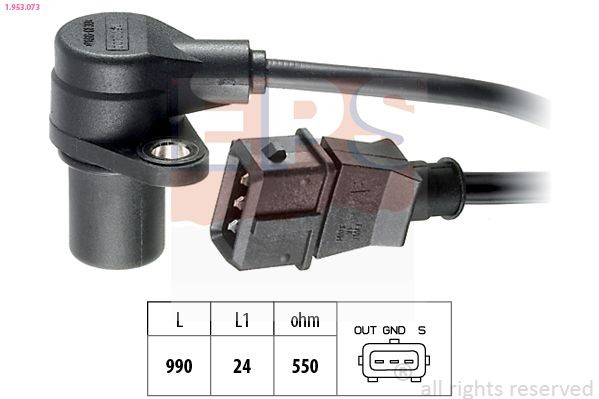 Czujnik położenia wału korbowego General Motors 4227203 cena, od 18,74 USD