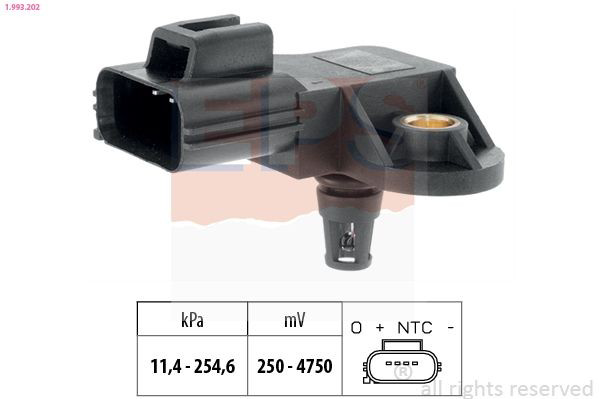 Czujnik ciśnienia w kolektorze ssącym, MAP Mazda CX-7 SUV (ER) (2006 - 2009) cena, od 40,74 USD