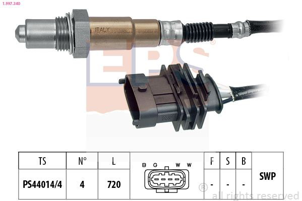 0855353 General Motors Sonda lambda czujnik tlenu po katalizatorze