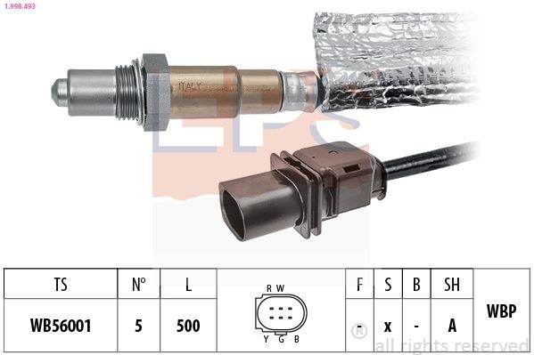 Do koszyka Sonda lambda, czujnik tlenu Audi A5 Sportback 8TA