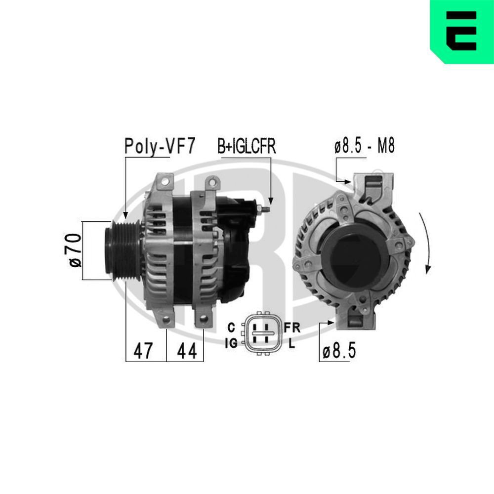 Do koszyka 210844 ERA Alternator