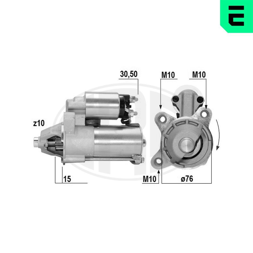 Do koszyka Rozrusznik ГАЗ Газель  3302
