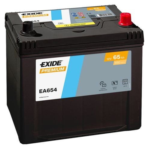 Bateria (akumulator) Exide EA654 cena, od 64,05 USD