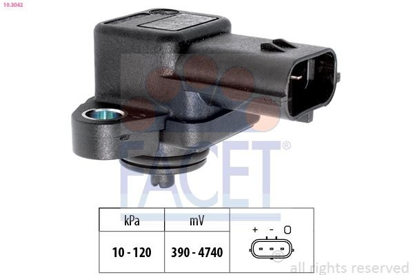 Czujnik ciśnienia w kolektorze ssącym, MAP Ford Focus I hatchback (DAW, DBW) (1998 - 2004) cena, od 38,37 USD
