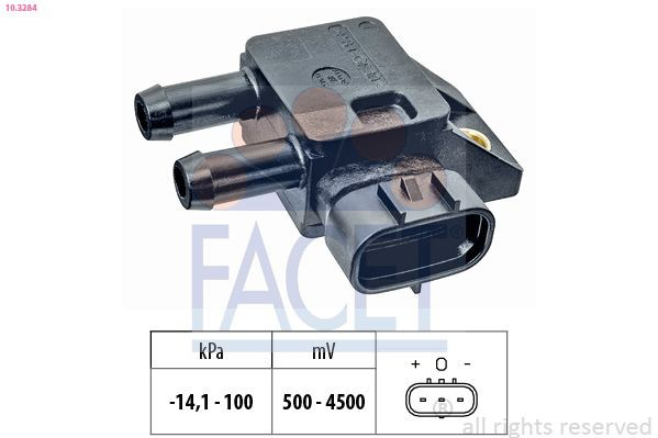 103284 Facet Czujnik ciśnienia spalin