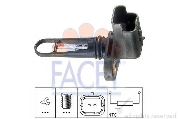 Czujnik temperatury powietrza wlotowego Ford Transit VII