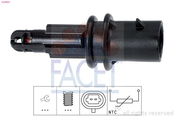 Czujnik temperatury powietrza wlotowego do Opel Vectra B 36