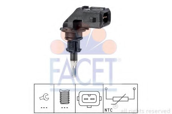 Czujnik temperatury powietrza wlotowego Facet 104038