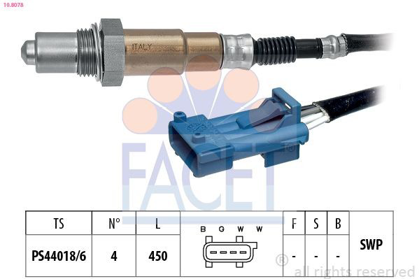 7548961 BMW Sonda lambda czujnik tlenu po katalizatorze