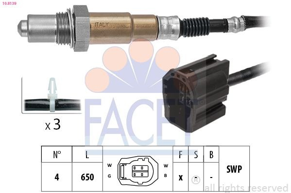 Sonda lambda, czujnik tlenu do Mazda 3  BK12