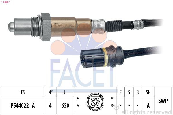 A0025400617 VAG Sonda lambda czujnik tlenu po katalizatorze