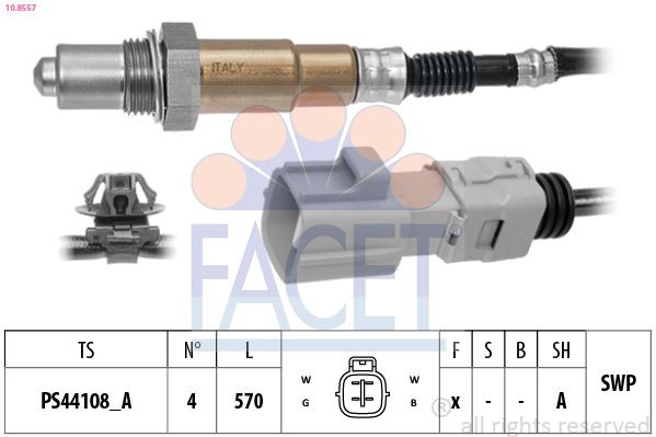 Sonda lambda, czujnik tlenu do Toyota Prius  ZVW30