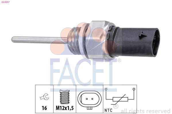 Czujnik temperatury powietrza wlotowego do Volkswagen Passat B8 3G2, CB2