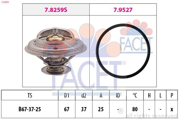 Termostat do Volkswagen Touareg I 7LA, 7L6, 7L7