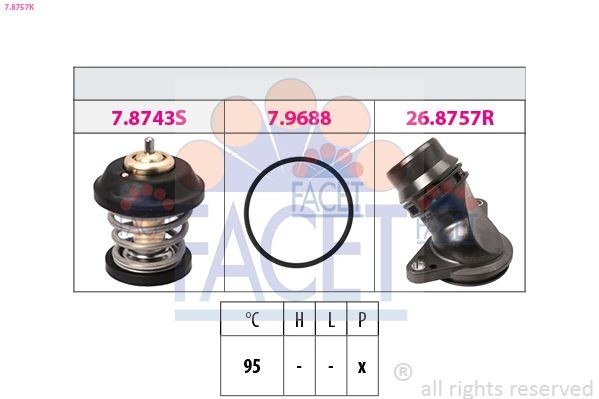 Do koszyka Termostat Volkswagen AMAROK  2HA, 2HB, S1B, S6B, S7A, S7B