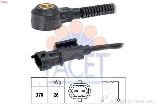 Czujnik stukowy (czujnik spalania stukowego) KIA Soul I hatchback (AM) (2008 - 2013) cena, od 31,28 USD