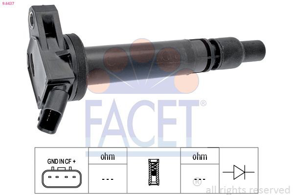 Cewka zapłonowa do Toyota Land Cruiser  J200